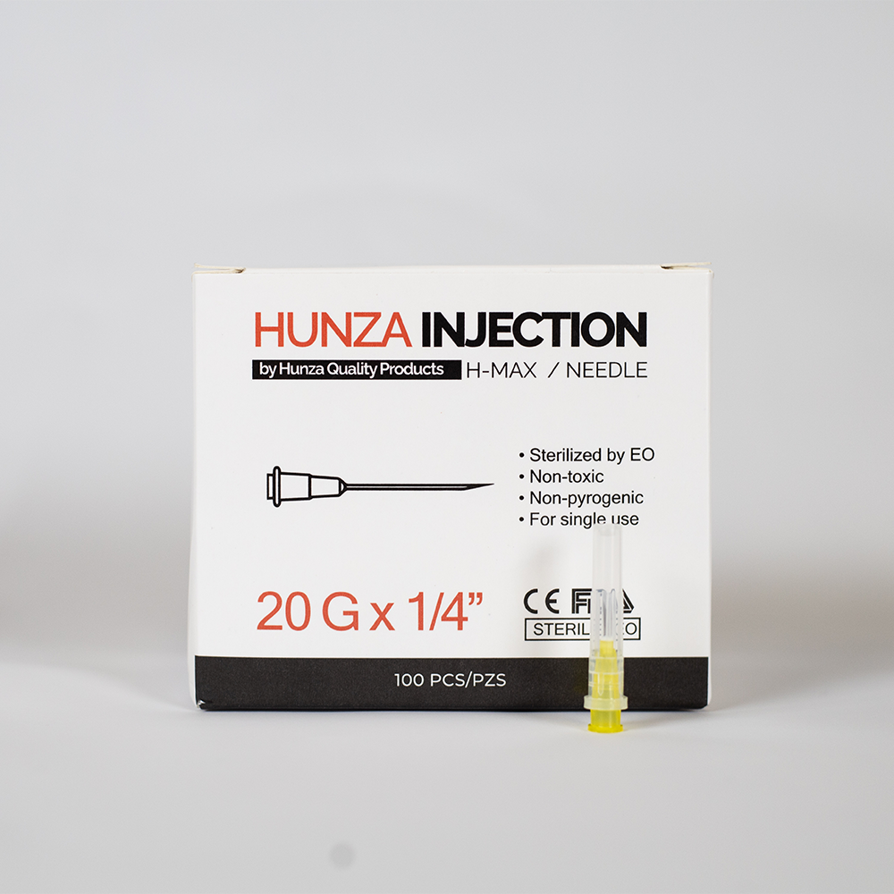 AGUJA DESECHABLE YELLOW 20 X 1/4 0.9*6MM